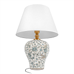 Настольная лампа с цветочной росписью Lamp Flower Painting варинант исполнения - 3 | Loft Concept в Тюмени
