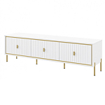 ТВ-тумба белая с тремя ящиками Antique Order варинант исполнения - 1 | Loft Concept в Тюмени