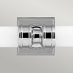 Бра для ванных комнат горизонтальное с двумя матовыми стеклянными цилиндическими плафонами Feiss варинант исполнения - 6 | Loft Concept в Тюмени