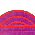 Дизайнерский ковер розовый Poltronova Sofo Rosancio Rug варинант исполнения - 6 | Loft Concept в Тюмени