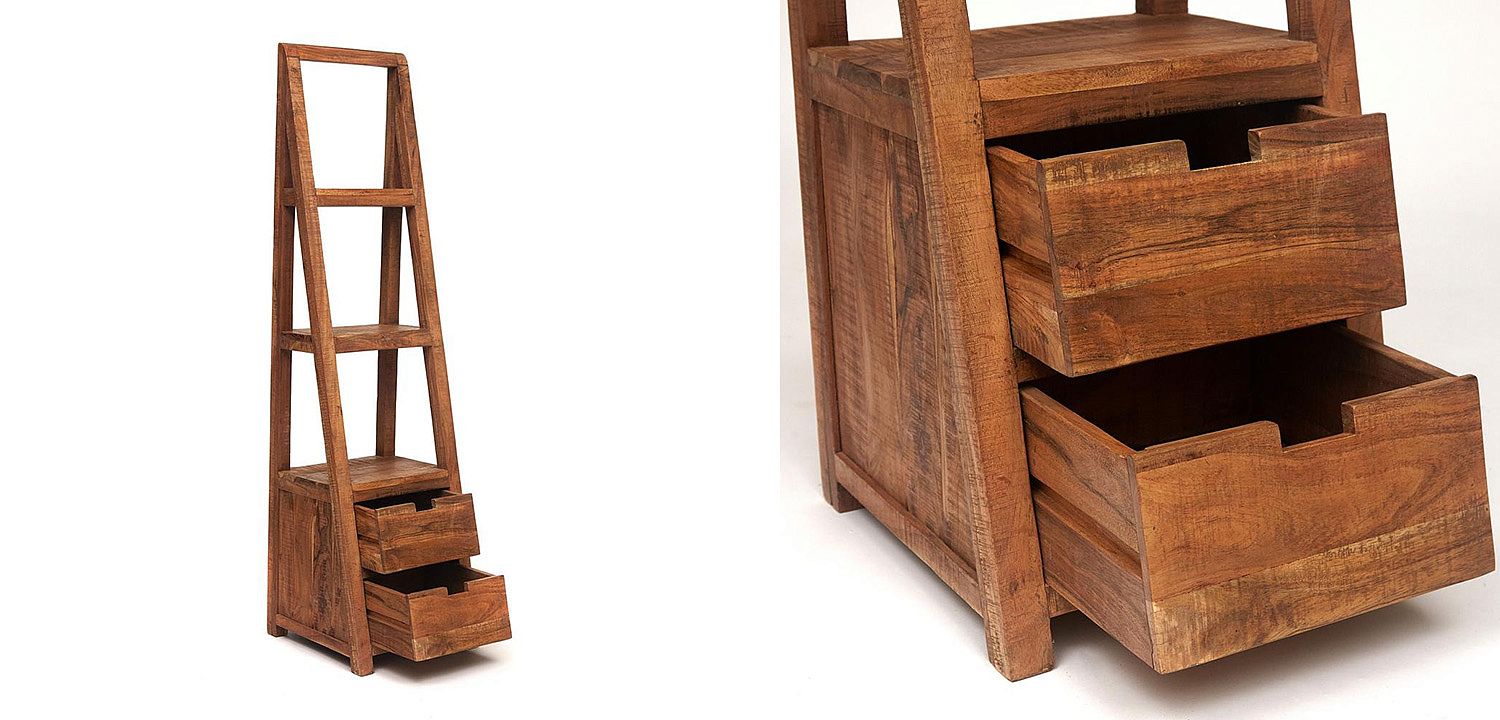 Этажерка Acacia Bookcase Freya II Этажерка Acacia Bookcase Freya II - Loft-Concept в Тюмени