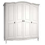 Шкаф белый из массива бука в стиле прованс White Provence варинант исполнения - 1 | Loft Concept в Тюмени