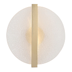 Бра с белым матовым стеклянным плафоном круглой формы Soft Glow Harmony варинант исполнения - 2 | Loft Concept в Тюмени