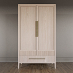 Шкаф платяной Primo с выдвижными ящиками шпон Черный дуб варинант исполнения - 2 | Loft Concept в Тюмени