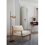 Торшер с плафоном из перфорированного металла Elledge Floor Lamp варинант исполнения - 2 | Loft Concept в Тюмени