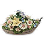 Статуэтка фарфоровая Лодка с цветами Charming Statuette варинант исполнения - 1 | Loft Concept в Тюмени