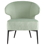 Современное мягкое кресло на металлических ножках Rakush Pistachio варинант исполнения - 2 | Loft Concept в Тюмени