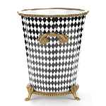 Фарфоровое кашпо Black and white square варинант исполнения - 3 | Loft Concept в Тюмени