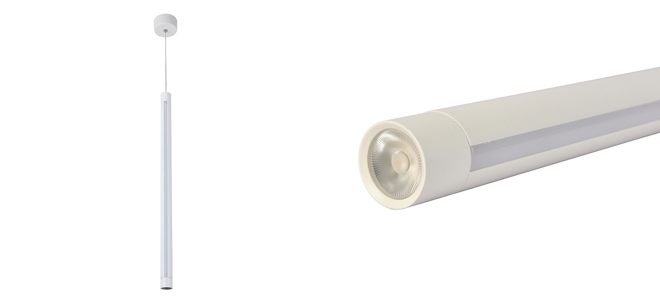 Белый подвесной светильник TRUMPET TUBE Белый подвесной светильник TRUMPET TUBE - Loft-Concept в Тюмени