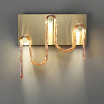 Бра волнистой формы из фактурного стекла Big Wave варинант исполнения - 7 | Loft Concept в Тюмени