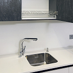 Угловой кухонный гарнитур Жемчужный белый Серый Clarke Kitchen Set White Grey варинант исполнения - 7 | Loft Concept в Тюмени