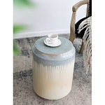 Керамический Табурет в оттенках бежевого и голубого цветов Gradient Stool варинант исполнения - 4 | Loft Concept в Тюмени