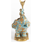 Фарфоровый подсвечник Слон с эмоцией Fluens варинант исполнения - 4 | Loft Concept в Тюмени