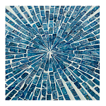 Приставной столик с инкрустацией раковинами устриц Bone Inlay варинант исполнения - 2 | Loft Concept в Тюмени