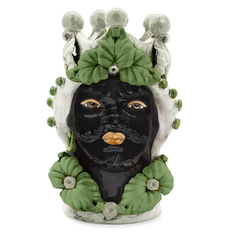 Ваза VASE MORO MAN EVE Green Зеленый Ваза VASE MORO MAN EVE Green Зеленый в Тюмени | Loft Concept