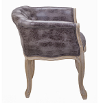 Кресло низкое в стиле прованс Louis French Armchair brown варинант исполнения - 2 | Loft Concept в Тюмени