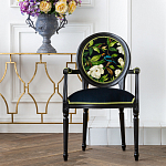 Стул с подлокотниками из бука с изображением птицы и цветов Blooming Birds варинант исполнения - 2 | Loft Concept в Тюмени