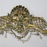 Зеркало настенное в бронзовой раме Grace Gold Mirrors  варинант исполнения - 3 | Loft Concept в Тюмени