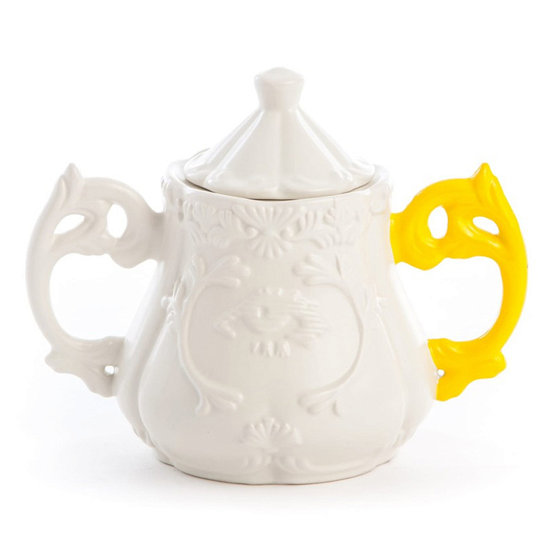 Сахарница Seletti I-Sugar Yellow Белый Желтый в Тюмени | Loft Concept 