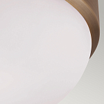 Потолочный светильник круглой формы с белым выпуклым матовым плафоном Feiss варинант исполнения - 4 | Loft Concept в Тюмени