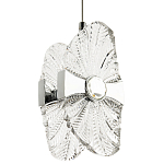 Подвесной светильник из хрусталя Fleuretta Crystal Chrome Hanging Lamp варинант исполнения - 1 | Loft Concept в Тюмени