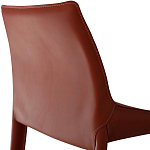 Стул коричневый из искуственной кожи на 4-х ножках Enigma Brown варинант исполнения - 2 | Loft Concept в Тюмени