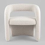 Кресло дизайнерское для лаунж зоны жемчужного цвета Pearl Lounge варинант исполнения - 9 | Loft Concept в Тюмени