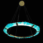 Люстра в форме кольца с цветочным декором Warm Heavenly Light варинант исполнения - 6 | Loft Concept в Тюмени