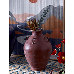 Ваза бордовая с 4-мя фактурными ручками Vase Burgundy Glaze варинант исполнения - 3 | Loft Concept в Тюмени