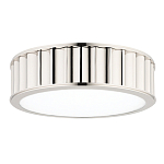 Потолочный светильник с гофрированным серебрянным абажуром Millennium варинант исполнения - 2 | Loft Concept в Тюмени