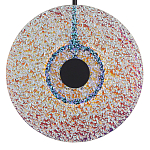 Подвесной светильник из фактурного двойного стекла Heterochromia варинант исполнения - 3 | Loft Concept в Тюмени