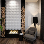 Гипсовая 3D Панель M-38 варинант исполнения - 1 | Loft Concept в Тюмени