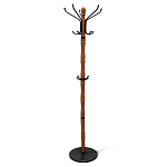 Вешалка напольная деревянная с черными металлическими крючками Noble Branches варинант исполнения - 1 | Loft Concept в Тюмени