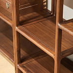 Стеллаж деревянный с полками для хранения Moon Walnut Furniture варинант исполнения - 3 | Loft Concept в Тюмени