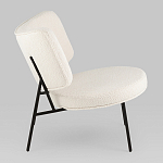 Мини-кресло District Lounge букле белый варинант исполнения - 2 | Loft Concept в Тюмени