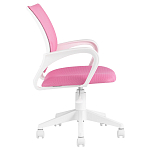 Офисное кресло с основанием из белого пластика Desk chairs Pink варинант исполнения - 3 | Loft Concept в Тюмени