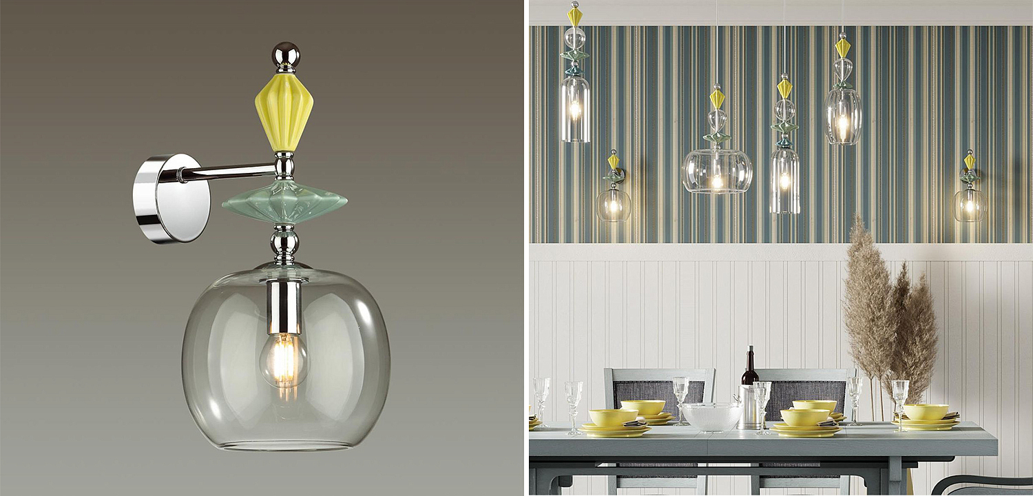 Бра Iris Glas wall lamp A chrome Бра Iris Glas wall lamp A chrome - Loft-Concept в Тюмени