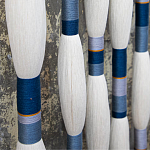 Настенное украшение из нитей Корона с кисточками Crown Wall Hanging варинант исполнения - 2 | Loft Concept в Тюмени