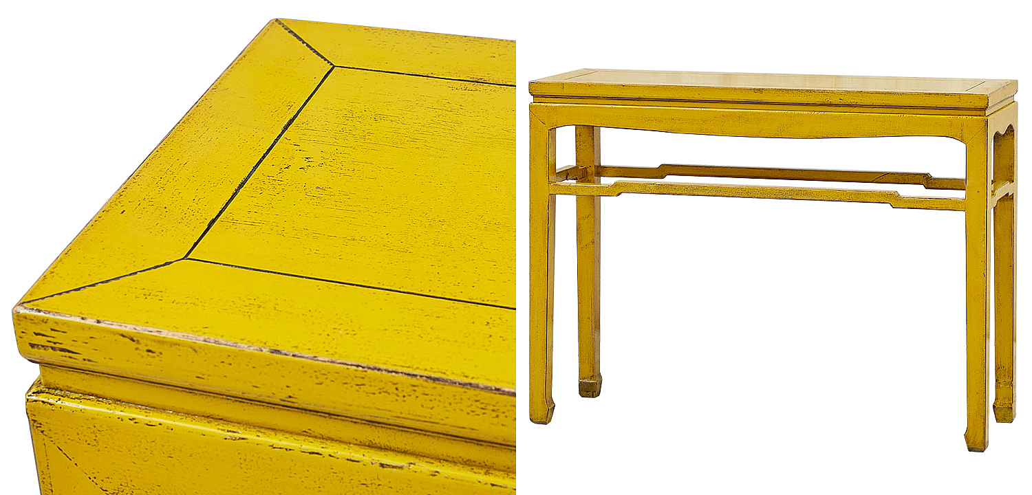 Консоль в китайском стиле из массива сосны Yellow Chinese Collection Console Консоль в китайском стиле из массива сосны Yellow Chinese Collection Console - Loft-Concept в Тюмени