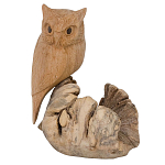 Статуэтка из дерева сова Animals of the World варинант исполнения - 2 | Loft Concept в Тюмени