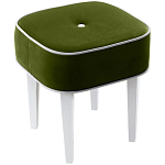 Квадратный мягкий пуф на белых ножках Winton Pouf Square варинант исполнения - 1 | Loft Concept в Тюмени