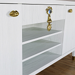 Комод-буфет Elsa Dreams White с открытыми полками   варинант исполнения - 5 | Loft Concept в Тюмени