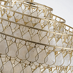 Люстра многоярусная с декором из натуральной морской ракушки Iridescent Light варинант исполнения - 7 | Loft Concept в Тюмени