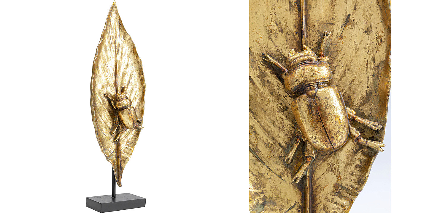 Статуэтка Golden Beetle on a leaf - Loft-Concept в Тюмени