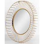Зеркало круглое настенное в металлической оправе Modern Mirror Space варинант исполнения - 2 | Loft Concept в Тюмени