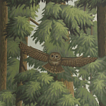 Обои ручная роспись Redwoods Colourway SC-281 on scenic paper варинант исполнения - 2 | Loft Concept в Тюмени