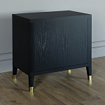 Прикроватная тумбочка с полкой Elsa Dreams Black варинант исполнения - 4 | Loft Concept в Тюмени