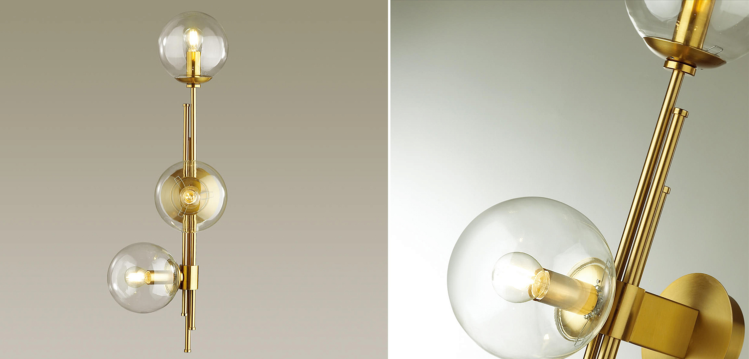 Бра TRILOGY WALL SCONCE Clear glass 70 Бра TRILOGY WALL SCONCE Clear glass 70 - Loft-Concept в Тюмени