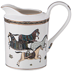 Чайный сервиз из фарфора с изображением лошадей на 6 персон 15 предметов Porcelain Horse Set  варинант исполнения - 4 | Loft Concept в Тюмени