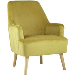 Кресло Imogen желтый велюр